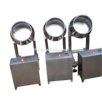 Chocolate Enrobing Equipment Chocolate Bean Sugar Coating Machine