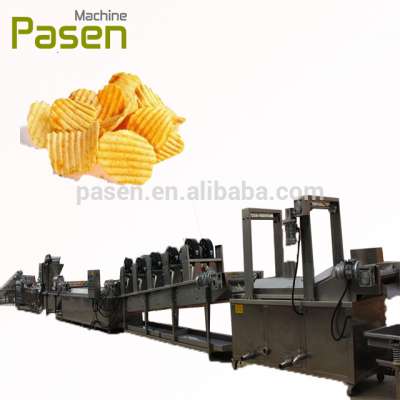 Industrial potato chips production line | fully automatic potato chips production line | fresh potato chips production line