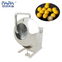 Chocolate Balls Peanut Sugar Coating Panning Candy Polishing Pan Machine With Spray System